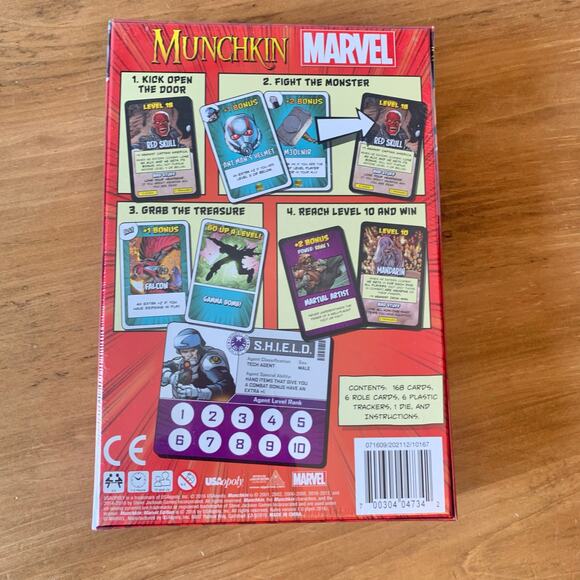 Munchkin: Marvel Edition Card Game USAopoly New Sealed Role Playing - Picture 5 of 9
